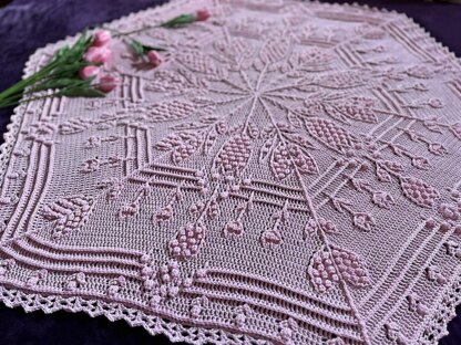 The Language of Tulips Blanket