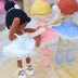 Set of 3 Ballerina Amigurumi Crochet