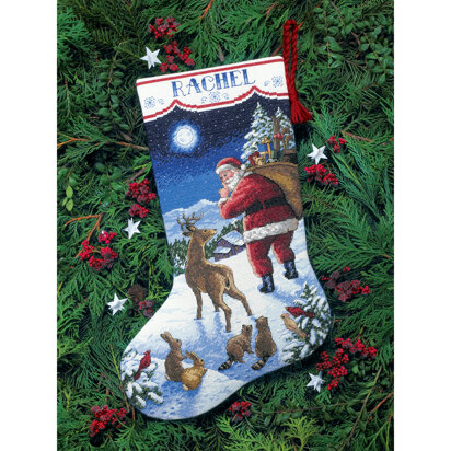 Dimensions Santa's Arrival Stocking Cross Stitch Kit -