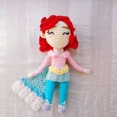 The Space Princess: Aurora PDF Amigurumi Pattern English