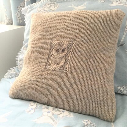 Solitary Owl Cushion Cover