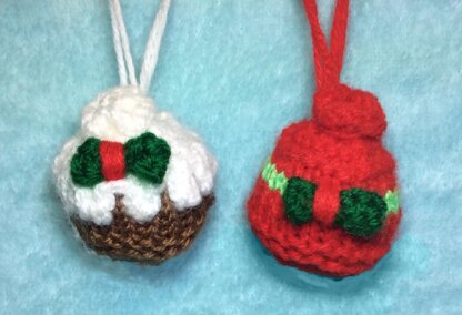 Christmas Pudding/bauble Choc Tree Decorations