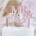 Ginger Ray Mr & Mrs Cake Topper