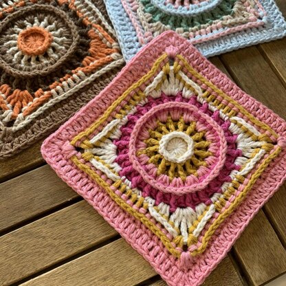 Ice cream granny square