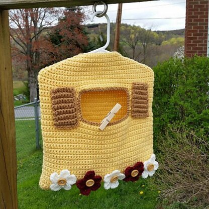 Garden Window Clothespin Bag