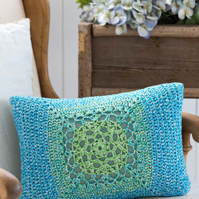 Mod Granny Pillow Front in Aunt Lydia's Baker's Cotton - LC3859 - Downloadable PDF