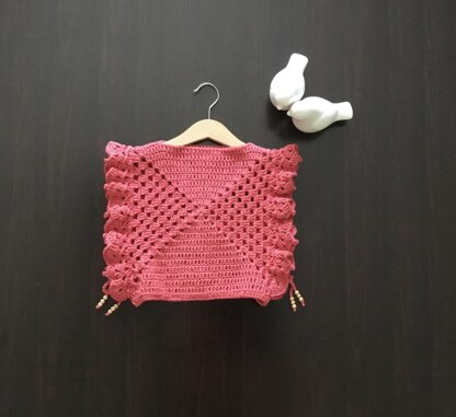 Arya Granny Ruffle Vest N 670