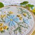 Tamar Blossoming Garden Embroidery Kit - 4in