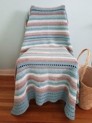 Beachglass Cotton Afghan