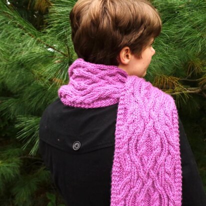 Intertwining Cables Scarf