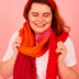 Paintbox Yarns Cheerful Cable Scarf (Free)