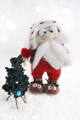 Santa Claus (crochet toy+knitted outfit)