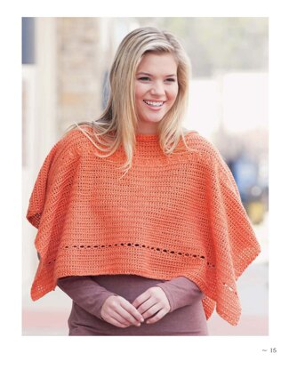 Leisure Arts Crochet Ponchos eBook