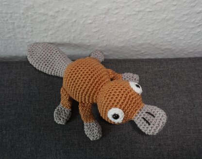 Amigurumi Häkelanleitung Schnabeltier Lotte