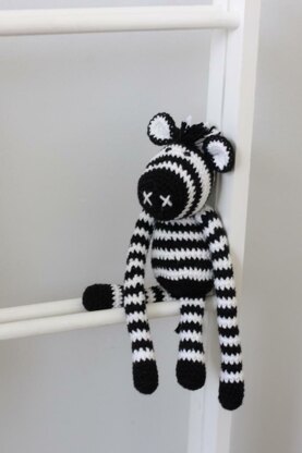 Thandi the Zebra curtain tie back