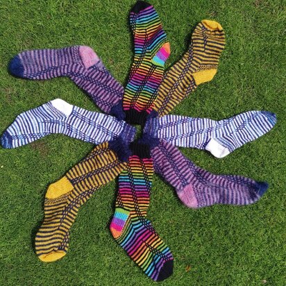 Corkscrew Feet Socks