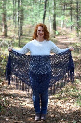 Ocean Eyes Shawl