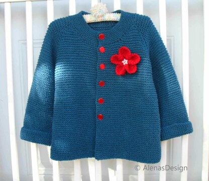 Children’s Cardigan with Embellishments