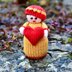 Valentine's Heart Doll Knitting Pattern - Toy Knitting Pattern