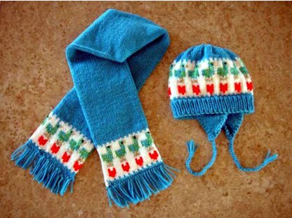 Hat and Scarf for Toddlers