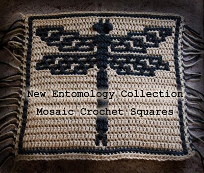Entomology Collection Mosaic Square: Dragonfly