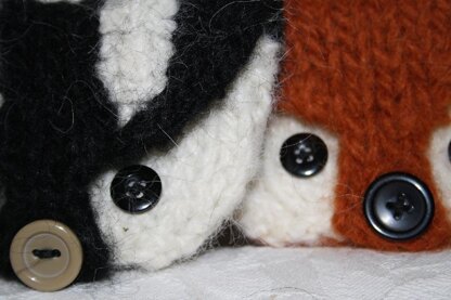 Felted Badger Coin Purse