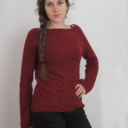 Cinnabar cables - knitting pattern