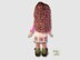 24 inch crochet doll pattern PDF, XL amigurumi doll, Pippa