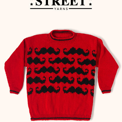 Ringmaster Sweater in Main Street Yarns Shiny & Soft - Downloadable PDF