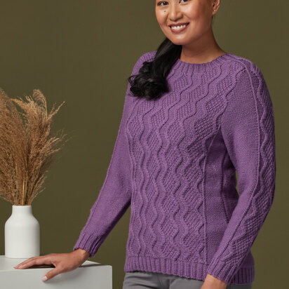 863 Pollia Pullover -  Knitting Pattern for Women in  Valley Superwash DK by Valley Yarns
