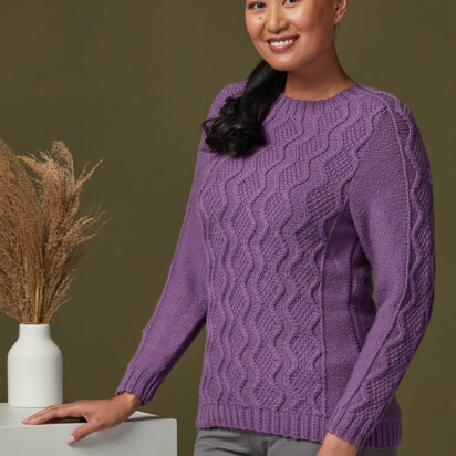 863 Pollia Pullover -  Knitting Pattern for Women in  Valley Superwash DK by Valley Yarns - knitting pattern