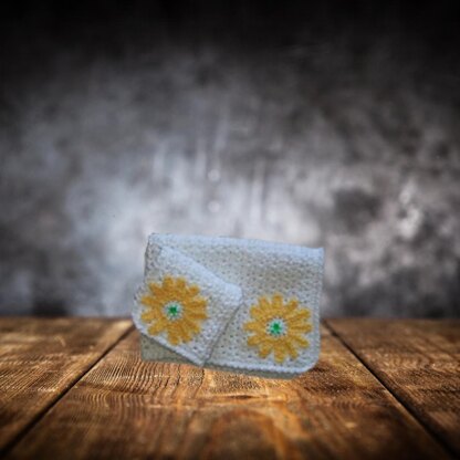 Flower Dish cloth and towel set