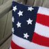 American Flag 12"x16"/30x40cm knit pillow cover