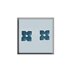 Mill Hill Bead MH12187 - 4 Petal Flower Matte Aqua