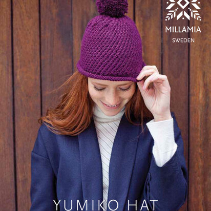 Yumiko Hat in MillaMia Naturally Soft Aran