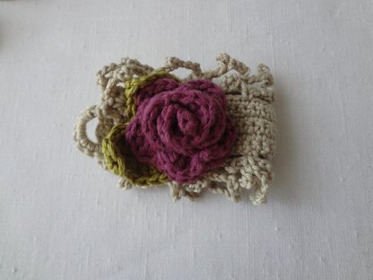 Vintage Rose Bracelet Cuff