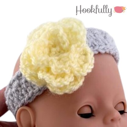 Lemon Rose Headband