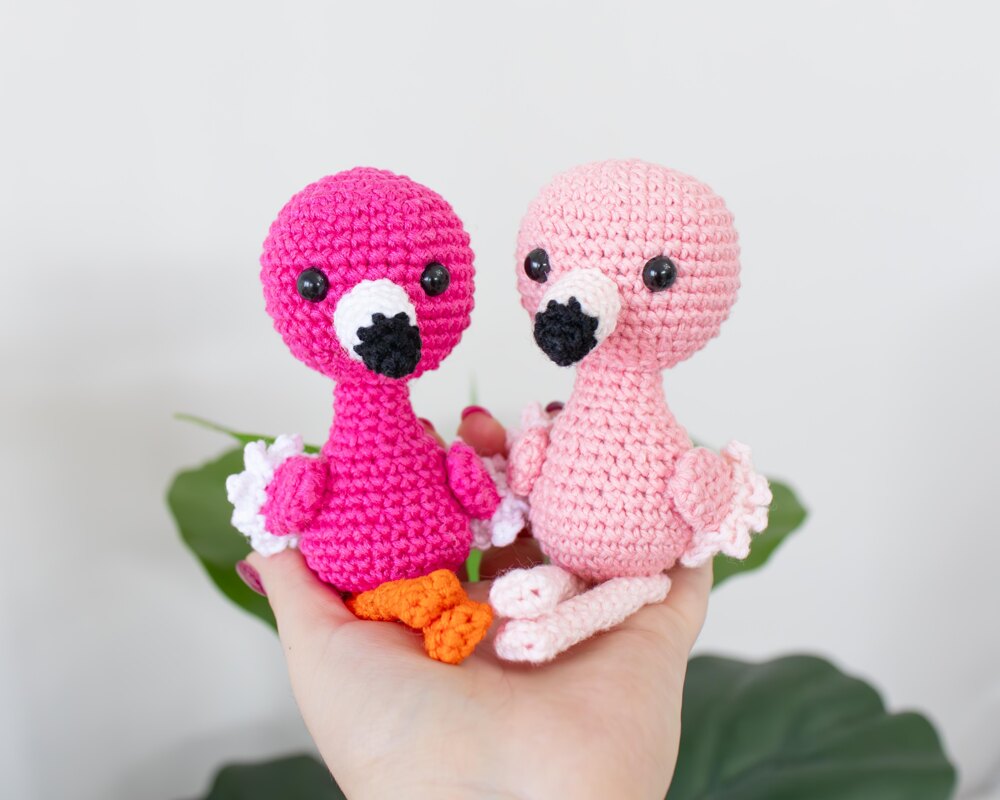 Baby Flamingo Crochet pattern by Michelle Alvarez LoveCrafts