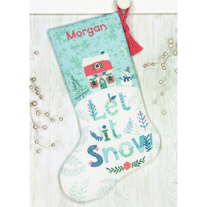 Dimensions Holiday Home Cross Stitch Stocking Kit - D70-08975
