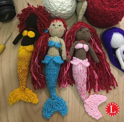 Loom Knit Mermaid Doll