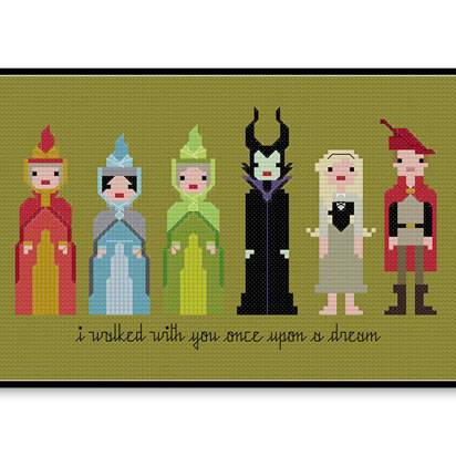 Sleeping Beauty - PDF Cross Stitch Pattern