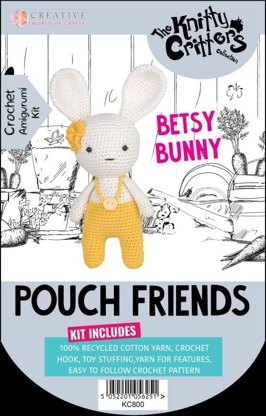Creative World of Crafts Pouch Friends Betsy Bunny - 20cm