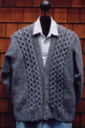 MS 152 Men's V Neck Cardigan #2