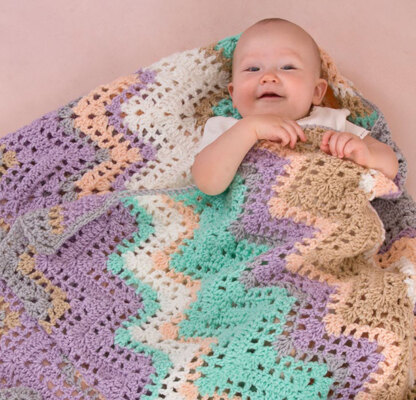 .Sheer Comfort Blanket in Red Heart Red Heart Classic Solids - LW3306 - Downloadable PDF