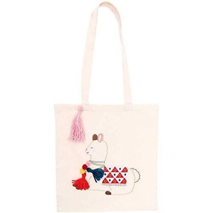 Rico Christmas Llama Bag Embroidery Kit