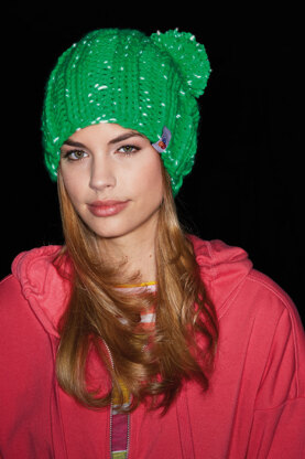 Green Hat in Schachenmayr Lumio - Downloadable PDF