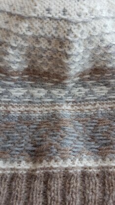 Eira Matching Fairisle Hat