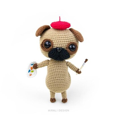 Albert the amigurumi Pug