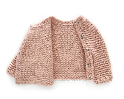 Size Newborn -CUDDLES Crochet Baby Sweater