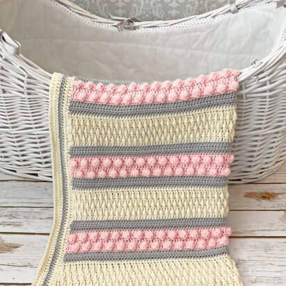 Baby Blanket Crochet Pattern 477